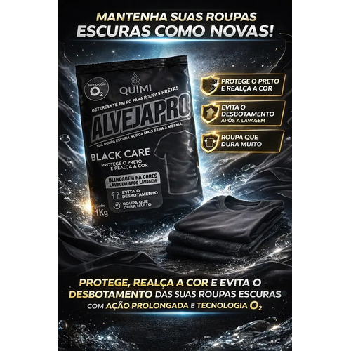 AlvejaPro - Percarbonato de Sódio BlackCare - 1Kg