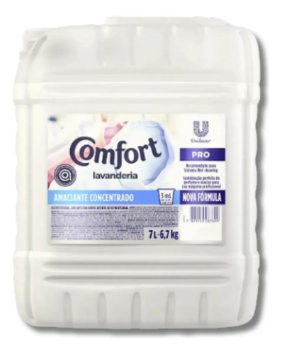 Amaciante 7 l comfort pro lavanderia unilever