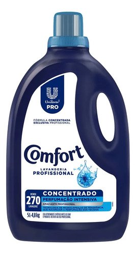 Amaciante comfort lavanderia profissional concentrado 5 l