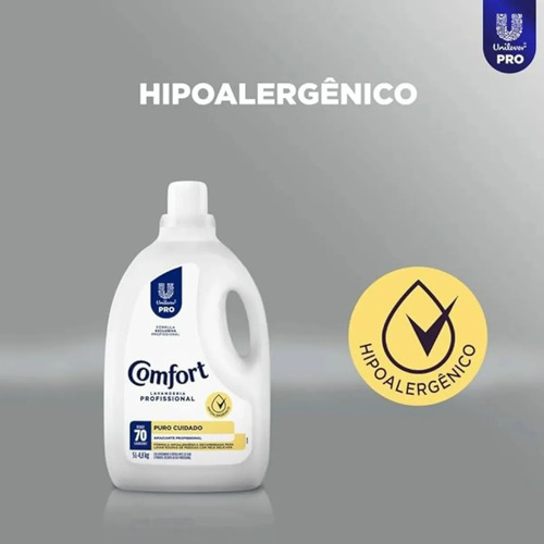 Amaciante Comfort Lavanderia Profissional Puro Cuidado 5 L