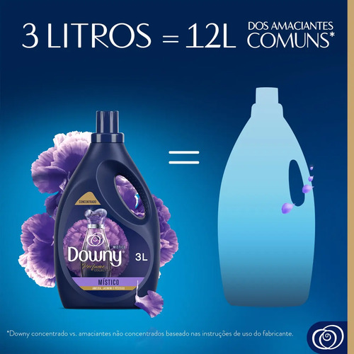 Amaciante Downy Concentrado Perfume Collection Místico 3L