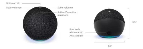 Amazon Echo Dot 5th Gen com assistente virtual Alexa