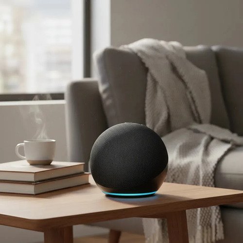 Amazon Echo Dot 5th Gen com assistente virtual Alexa