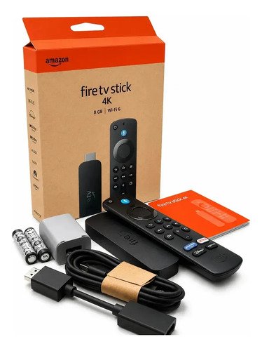 Amazon fire tv stick 4k wi fi 6 alexa 8gb controle por voz 1