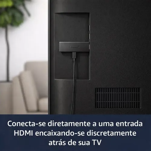 Amazon Firetv Stick 4k Stick Wi-fi-6 Com Alexa Por Voz Preto