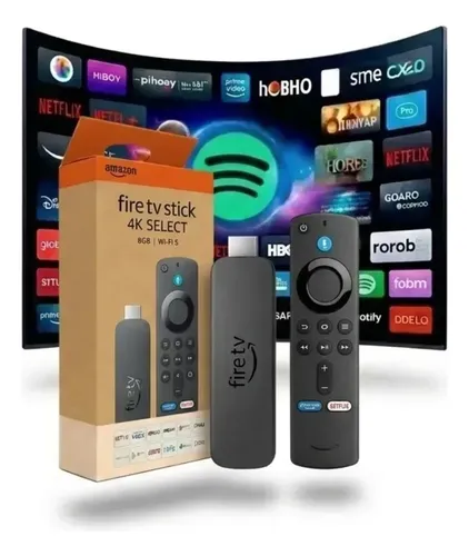 Amazon Firetv Stick 4k Stick Wi-fi-6 Com Alexa Por Voz Preto