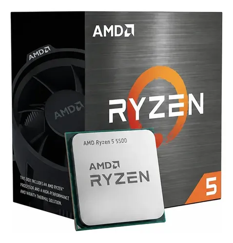 Amd ryzen 5 5500 100 100000457box am4 36ghz