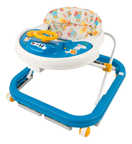 Andador Infantil Bebê Até 12kg Azul Styll Baby