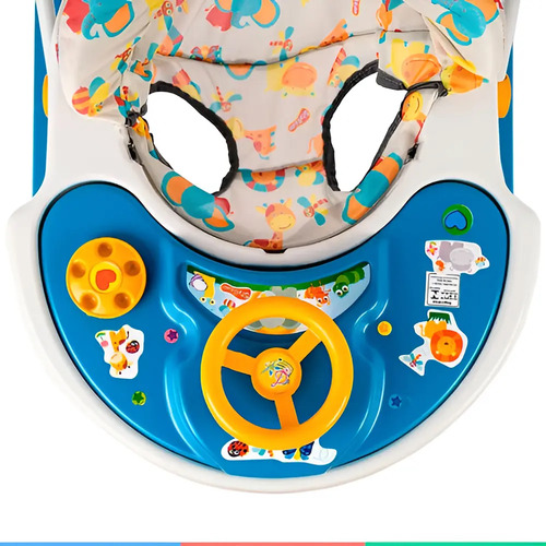 Andador Infantil Bebê Até 12kg Azul Styll Baby