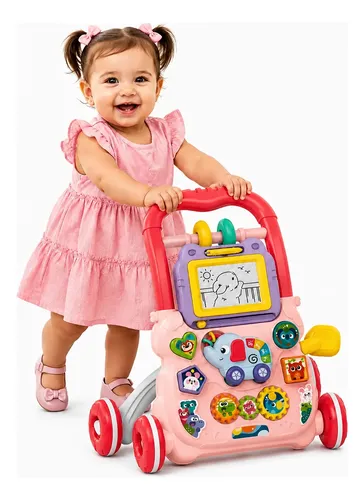 Andador infantil brinquedo educativo musical didatico bebe