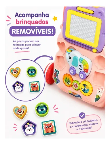 Andador Infantil Brinquedo Educativo Musical Didático Bebê