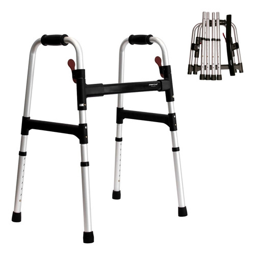 Andador para idoso adulto ortopedico dobravel mercur 130kg