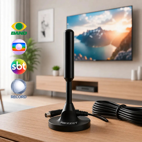 Antena digital sinal 4k smart tv interna externa samsung lg