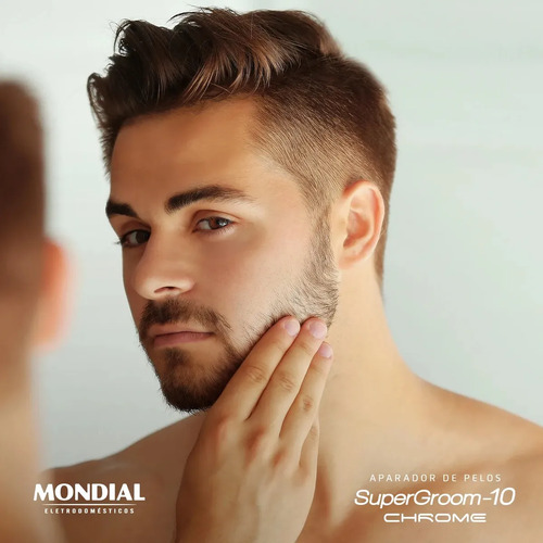 Aparador De Pelos Supergroom-10 Mondial Bivolt Bg-10