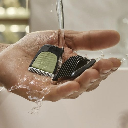 Aparador e Barbeador Elétrico All-in-One Série 3000 8 em 1 : Visual completo para rosto, cabelo e corpo | 60 min sem fio | Lâminas autoafiaveis de aço | Pontas arredondadas | MG3917/15