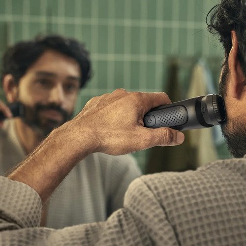 Aparador e Barbeador Elétrico All-in-One Série 3000 8 em 1 : Visual completo para rosto, cabelo e corpo | 60 min sem fio | Lâminas autoafiaveis de aço | Pontas arredondadas | MG3917/15