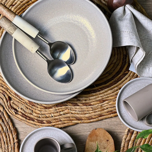 Aparelho De Jantar 20 Peças Basic Sandy- Porto Brasil