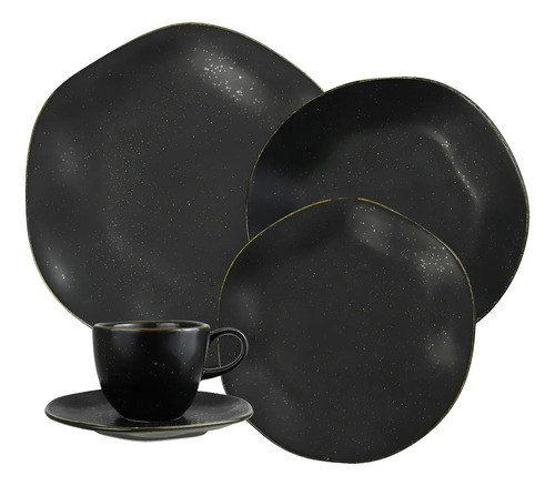 Aparelho de jantar 20 pecas volcano ryo oxford porcelana