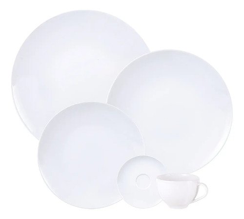 Aparelho de jantar flavia em porcelana 20 pecas tramontina