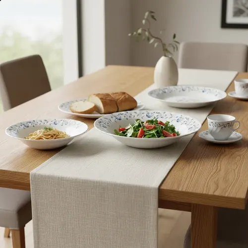 Aparelho De Jantar Vidro Opaline 20 Peças Para Mesa Posta