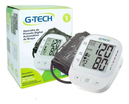 Aparelho de pressão Digital de braço G-Tech LA800 Branco