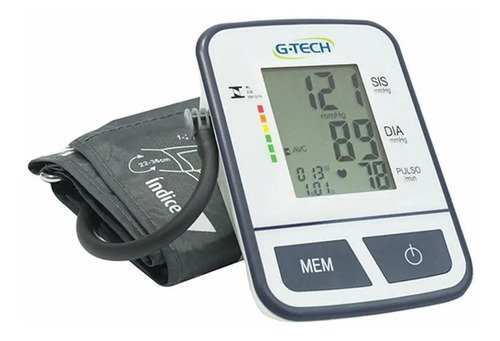 Aparelho Medidor De Pressão Arterial Digital G-tech Bsp11 Cor Cinza