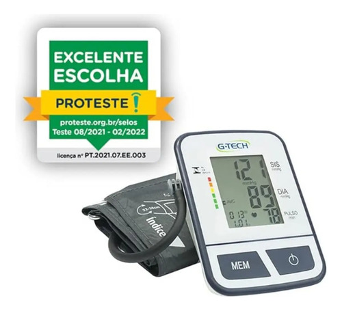 Aparelho Medidor de Pressão Digital de Braço BSP11 G-Tech
