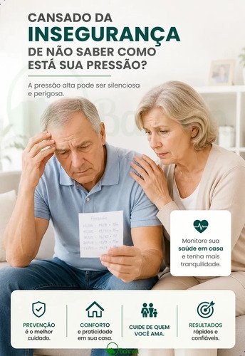 Aparelho Medidor de pressão digital doméstico para uso residencial Pressão Arterial Braço Bracadeira Pulso Manguito - Aparelho Medir pressao aferidor Ajustável P/ Adultos ou Crianças - Marca Bahrein