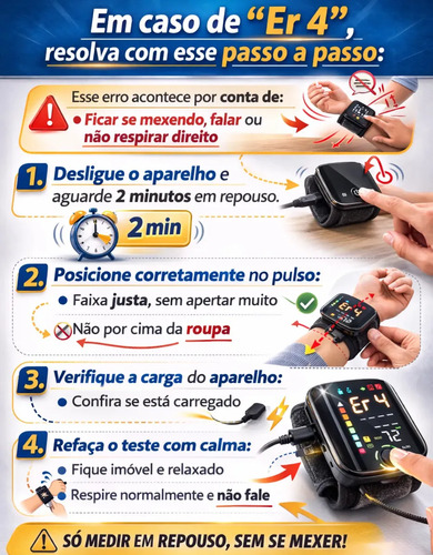 Aparelho Medidor De Pressão Digital Profissional Arterial Elétrico De Pulso Com Voz Em Português Usb Recarregável Medidor Braço Automático Led Comica