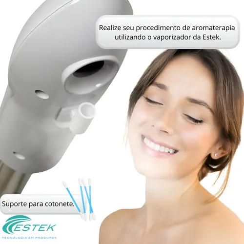 Aparelho Vaporizador Quente Frio Hair Estética Anvisa Estek