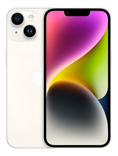 Apple iphone 14 128 gb estelar novo com caixa aberta