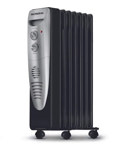 Aquecedor a oleo mondial pretoprata 1500w a 06