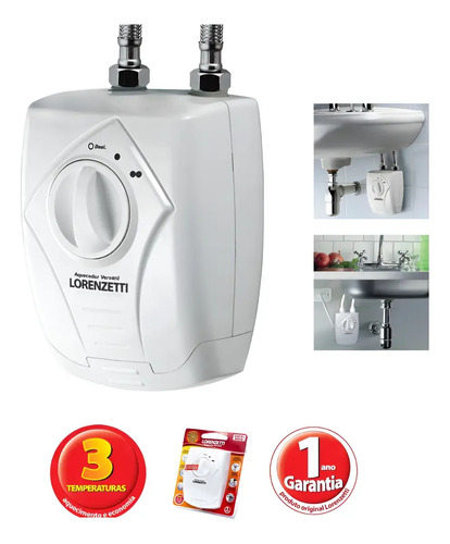 Aquecedor Agua Versátil Pia Lavatório Lorenzetti 5500w 220v