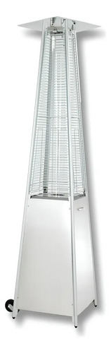 Aquecedor de ambiente a gas externo piramide inox yeladim co