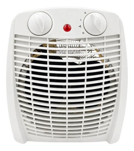Aquecedor eletrico 2 em 1 kian branco 1800w aq100 2 niveis d