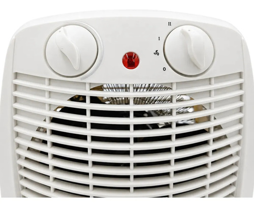 Aquecedor Elétrico 2 Em 1 Kian Branco 1800w Aq100 2 Níveis De Aquecimento + Ventilação