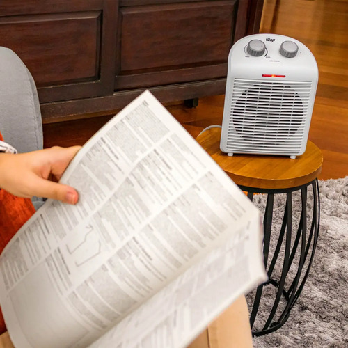 Aquecedor Elétrico Portátil 3 em 1 WAP Air Heat com Ventilador e Triplo Sistema de Segurança