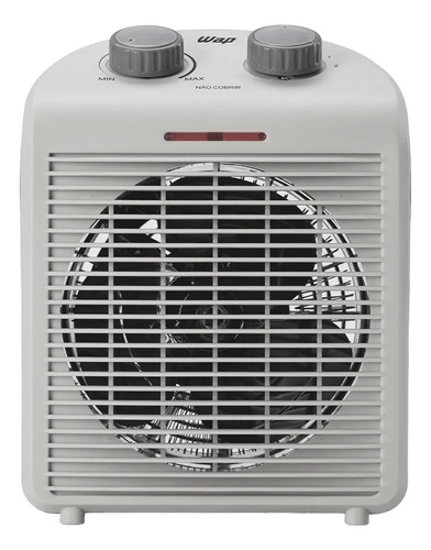 Aquecedor Elétrico Portátil 3 em 1 WAP Air Heat com Ventilador e Triplo Sistema de Segurança