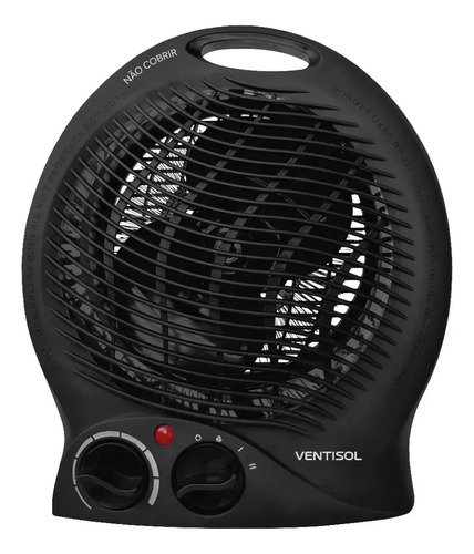 Aquecedor Termoventilador A102i-01 Preto, Ventisol