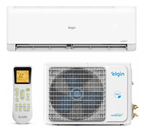 Ar cond 12000 btu quente e frio eco inverter iii elgin