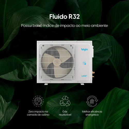 Ar Cond 12000 Btu Quente E Frio Eco Inverter Iii Elgin