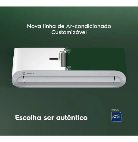 Ar-condicionado Electrolux Split Inverter 9.000 Btus Color Adapt Wi-Fi Só Frio Cor Branco