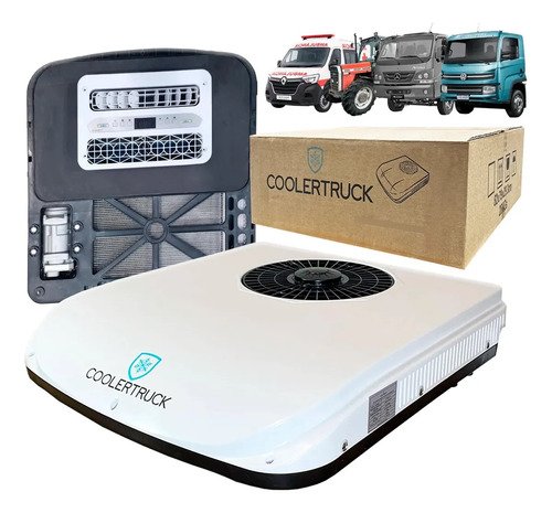 Ar condicionado eletrico inverter p caminhao motorhome 24v