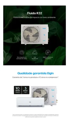 Ar Condicionado Elgin 9000 Btus Eco Inverter Iii Wi-fi Frio