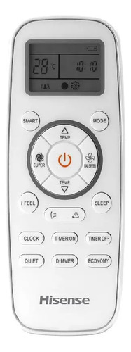 Ar Condicionado Hisense Hw 12000b F Inverter Monofásico 220 Cor Branco