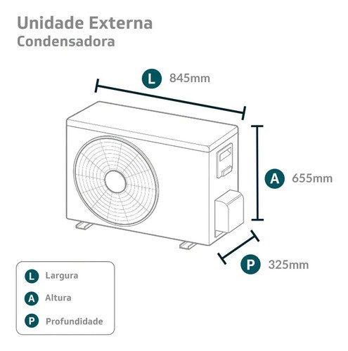 Ar-condicionado Hw Elgin Eco Inverter Ii 24000 Btu Frio Cor Branco