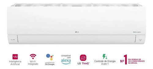 Ar condicionado hw lg dual inverter ai voice 12k r32 fr 220