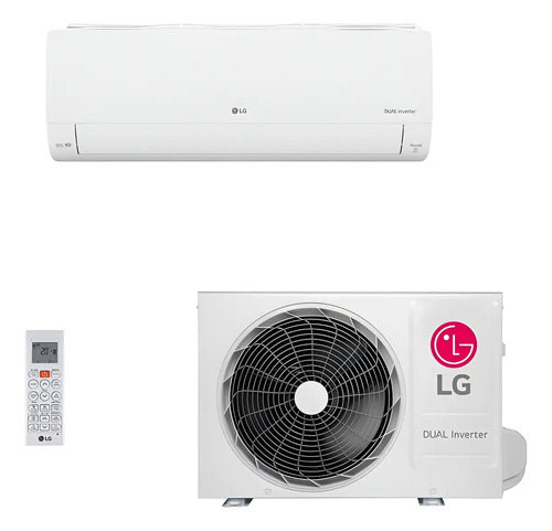 Ar condicionado hw lg dual inverter voice ai 9000 fr branco