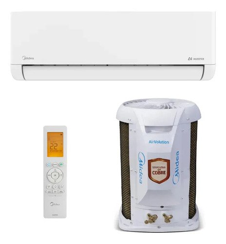 Ar condicionado hw midea ai airvolution inverter 18k f 220v
