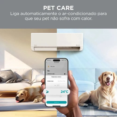 Ar Condicionado Hw Midea Ai Airvolution Inverter 18k F 220v Branco 220v